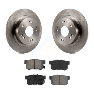 Rear Disc Brake Rotors And Semi-Metallic Pads Kit For Honda Accord Acura ILX K8S-101880