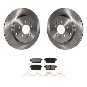 Rear Disc Brake Rotors And Semi-Metallic Pads Kit For 2007-2015 Mazda CX-9 K8S-101881
