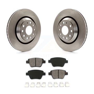 Rear Disc Brake Rotors And Semi-Metallic Pads Kit For Volkswagen GTI Audi A3 Quattro K8S-101884