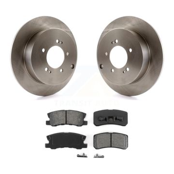 Rear Disc Brake Rotors And Semi-Metallic Pads Kit For Mitsubishi Lancer Outlander K8S-101888