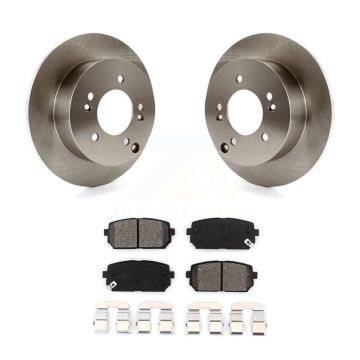 Rear Disc Brake Rotors And Semi-Metallic Pads Kit For 2007-2012 Kia Rondo K8S-101890