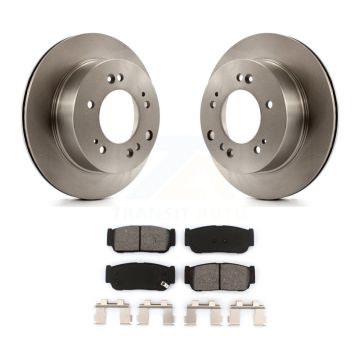 Rear Disc Brake Rotors And Semi-Metallic Pads Kit For 2007-2009 Kia Sorento K8S-101891