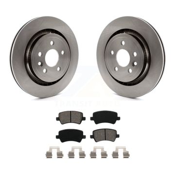 Rear Disc Brake Rotors And Semi-Metallic Pads Kit For Volvo XC70 S60 V60 S80 V70 K8S-101896