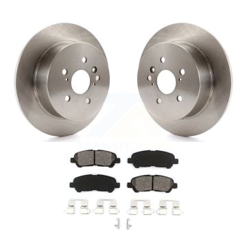 Rear Disc Brake Rotors And Semi-Metallic Pads Kit For 2008-2013 Toyota Highlander K8S-101898