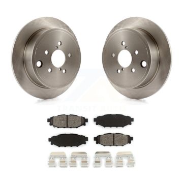 Rear Brake Rotor Semi-Metallic Pad Kit For Subaru Impreza Forester Outback Legacy BRZ WRX K8S-101902