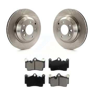 Rear Disc Brake Rotors And Semi-Metallic Pads Kit For Audi Q7 Porsche Cayenne K8S-101905