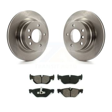 Rear Disc Brake Rotors And Semi-Metallic Pads Kit For 2008-2013 BMW 128i K8S-101910