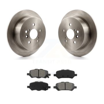 Rear Disc Brake Rotors And Semi-Metallic Pads Kit For 2009-2016 Toyota Venza K8S-101916