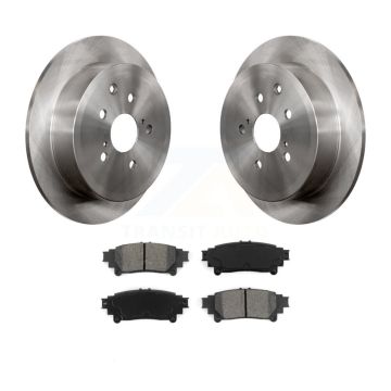 Rear Brake Rotors & Semi-Metallic Pad Kit For Toyota Sienna Highlander Lexus RX350 RX450h K8S-101923