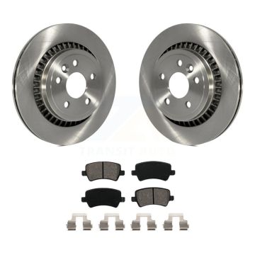 Rear Disc Brake Rotors And Semi-Metallic Pads Kit For 2010-2017 Volvo XC60 K8S-101926