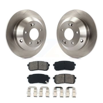 Rear Disc Brake Rotors And Semi-Metallic Pads Kit For 2015-2021 Kia Sedona K8S-101929