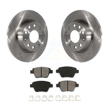 Rear Brake Rotor & Semi-Metallic Pad Kit For Volkswagen Jetta Golf Beetle Passat GTI Audi K8S-101933
