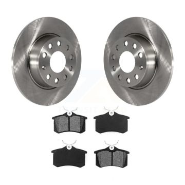 Rear Brake Rotor & Semi-Metallic Pad Kit For 10-13 Audi A3 With 272mm Diameter K8S-101934