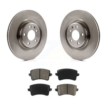 Rear Disc Brake Rotors And Semi-Metallic Pads Kit For Audi Q5 S4 A4 Quattro S5 SQ5 A5 K8S-101940