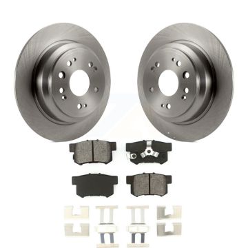 Rear Disc Brake Rotors And Semi-Metallic Pads Kit For Honda Accord Crosstour K8S-101942