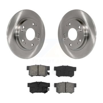 Rear Disc Brake Rotors And Semi-Metallic Pads Kit For 2011-2015 Honda CR-Z K8S-101943
