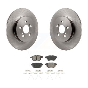 Rear Disc Brake Rotors And Semi-Metallic Pads Kit For Lexus CT200h K8S-101944
