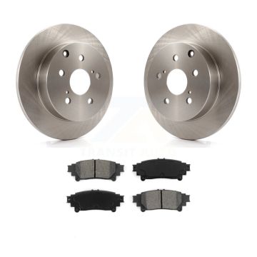 Rear Disc Brake Rotors And Semi-Metallic Pads Kit For Toyota Prius V Mirai K8S-101948