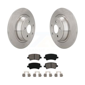 Rear Disc Brake Rotors And Semi-Metallic Pads Kit For 2012-2015 Land Rover Range Evoque K8S-101949