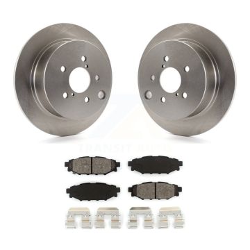 Rear Disc Brake Rotors And Semi-Metallic Pad Kit For Subaru Crosstrek Impreza Forester XV K8S-101951