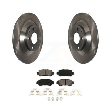 Rear Disc Brake Rotors And Semi-Metallic Pads Kit For 2013-2015 Mazda CX-5 K8S-101959