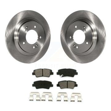 Rear Disc Brake Rotors And Semi-Metallic Pads Kit For Hyundai Sonata Azera K8S-101960