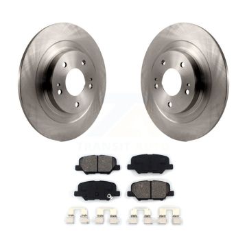Rear Disc Brake Rotors And Semi-Metallic Pads Kit For Mitsubishi RVR Outlander PHEV Sport K8S-101963