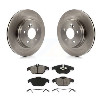 Rear Disc Brake Rotors & Semi-Metallic Pad Kit For Mercedes-Benz C300 C350 E350 C250 E550 K8S-101965