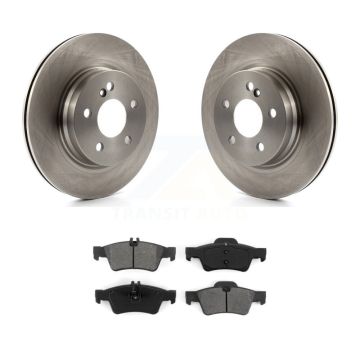 Rear Disc Brake Rotors And Semi-Metallic Pads Kit For Mercedes-Benz E550 K8S-101966