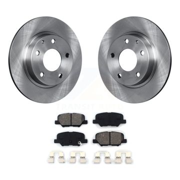 Rear Disc Brake Rotors And Semi-Metallic Pads Kit For Mazda 3 Sport K8S-101968