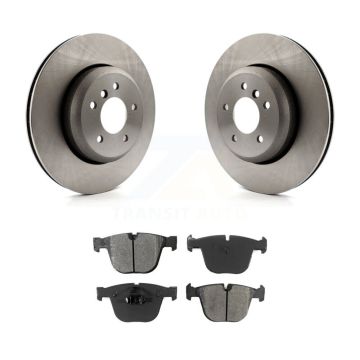 Rear Disc Brake Rotors And Semi-Metallic Pads Kit For BMW 650i 645Ci 550i 545i 535i K8S-101979