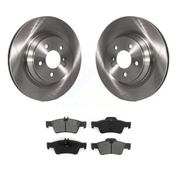 Rear Brake Rotors Semi-Metallic Pad Kit For Mercedes-Benz S550 S450 SL550 S350 CL550 S400 K8S-101980