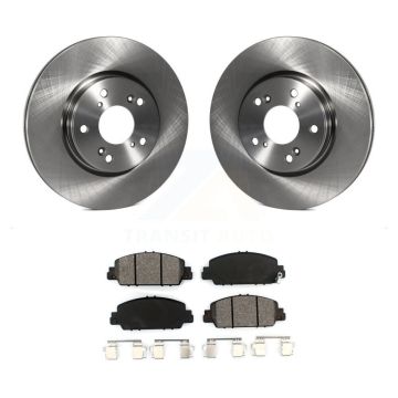 Front Disc Brake Rotors And Semi-Metallic Pads Kit For Honda HR-V Accord K8S-102271