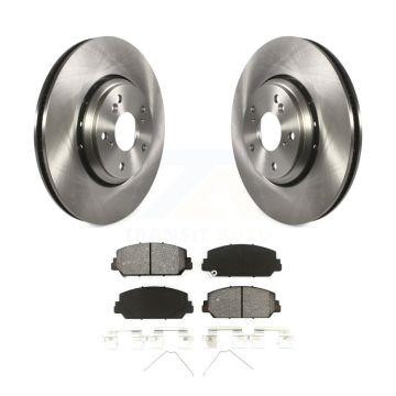 Front Disc Brake Rotors And Semi-Metallic Pads Kit For Honda Civic Accord Acura ILX K8S-102273