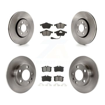 Front Rear Disc Brake Rotors And Semi-Metallic Pads Kit For Volkswagen Beetle K8S-102681