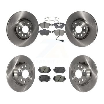 Front Rear Disc Brake Rotors And Semi-Metallic Pads Kit For Volkswagen Passat K8S-102684