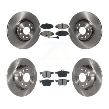 Front Rear Brake Rotor & Semi-Metallic Pad Kit For Volkswagen Taos Audi A3 Quattro e-tron K8S-102687