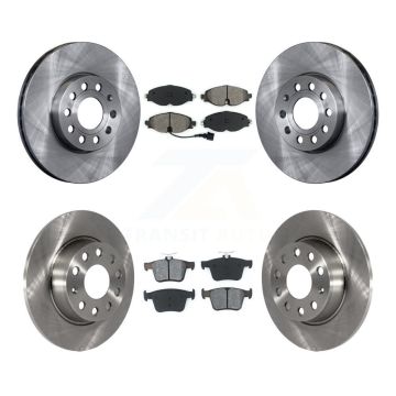 Front Rear Brake Rotor & Semi-Metallic Pad Kit For Volkswagen Taos Audi A3 Quattro e-Golf K8S-102690