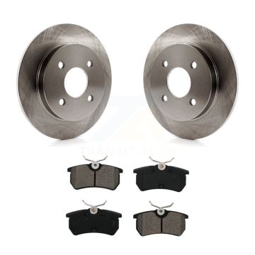 Rear Disc Brake Rotors And Semi-Metallic Pads Kit For Ford Focus Fiesta K8S-102716