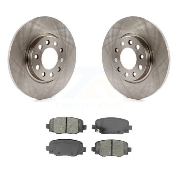 Rear Disc Brake Rotors And Semi-Metallic Pads Kit For Jeep Cherokee Chrysler 200 K8S-102717