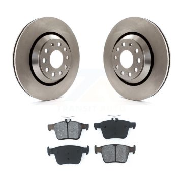 Rear Brake Rotor Semi-Metallic Pad Kit For Volkswagen Atlas Audi Q3 Cross Sport Golf R S3 K8S-102720