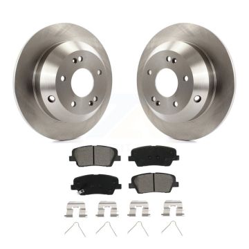 Rear Disc Brake Rotor And Semi-Metallic Pad Kit For Kia Sorento Hyundai Santa Fe Sport XL K8S-102721