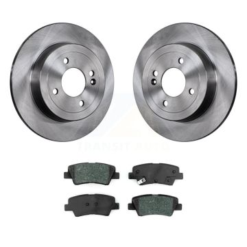 Rear Disc Brake Rotors And Semi-Metallic Pads Kit For Kia Rio Hyundai Accent K8S-102726