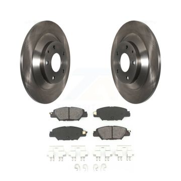 Rear Disc Brake Rotors And Semi-Metallic Pads Kit For 2016-2024 Mazda CX-5 K8S-102727