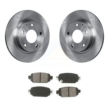 Rear Disc Brake Rotors And Semi-Metallic Pads Kit For Mazda 3 CX-3 Sport K8S-102730