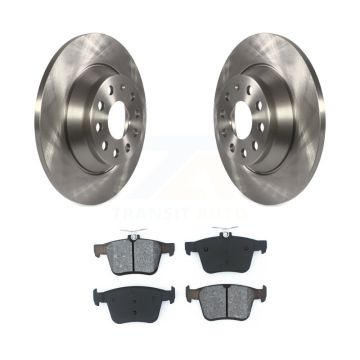 Rear Brake Rotor And Semi-Metallic Pad Kit For Volkswagen Tiguan Jetta Audi Q3 TT Quattro K8S-102731