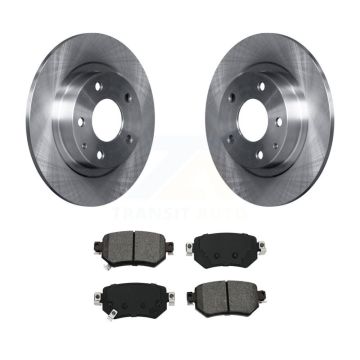 Rear Disc Brake Rotors And Semi-Metallic Pads Kit For 2016-2021 Mazda 6 K8S-102736
