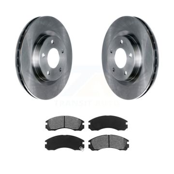 Front Disc Brake Rotors And Semi-Metallic Pads Kit For Mitsubishi Lancer K8S-102745