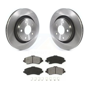 Front Disc Brake Rotors And Semi-Metallic Pads Kit For Jeep Wrangler JK K8S-102757