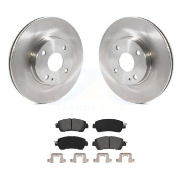 Front Disc Brake Rotors And Semi-Metallic Pads Kit For Toyota Yaris iA Scion K8S-102769